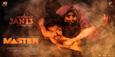 Stunning new poster of Thalapathy Vijay and Vijay Sethupathi in 'Master' is here - Tamil News ...