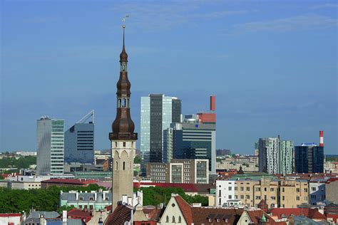 Tallinn Skyline by Franz Aberham