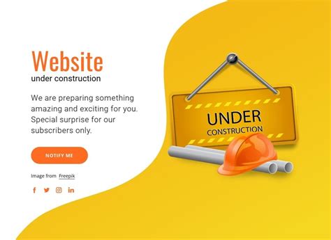 Web Under Construction Template