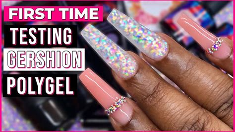 How To Polygel Nails Tutorial | Testing Gershion Poly Nail Gel ...