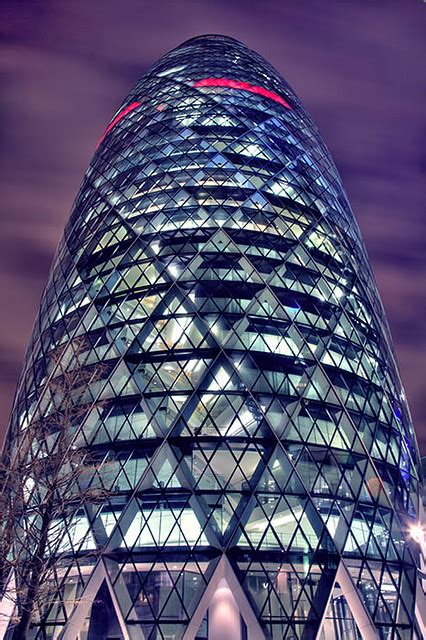 Inside the Gherkin | Night-time HDR view of The Gherkin in t… | Flickr