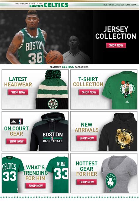 Boston Celtics Store - Buy Boston Celtics Jerseys, Apparel, Merchandise ...