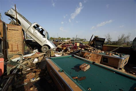 Photos show the devastation caused by the deadly Mississippi tornado : The Picture Show : NPR