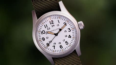 Hamilton Khaki Field Mechanical White Dial Watch | aBlogtoWatch