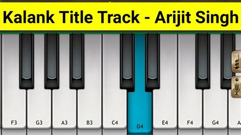 Kalank Title Track Piano - Arijit Singh | Mini Part Piano - YouTube