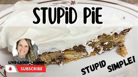 Stupid Pie is Stupid Simple to Make! Also known as Miracle Pie, Cracker Pie, or Pecan Delight ...