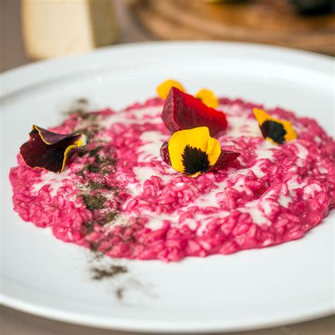Beet and Goat Cheese Risotto Recipe | Gourmet Risotto Recipe