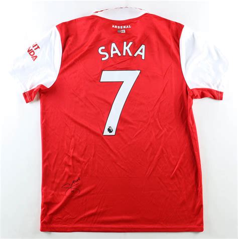 Bukayo Saka Signed Arsenal Jersey (Beckett) | Pristine Auction