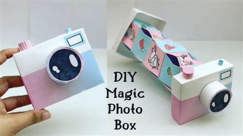 DIY MAGIC PAPER CAMERA PHOTO BOX / Paper Craft / paper camera / DIY ...