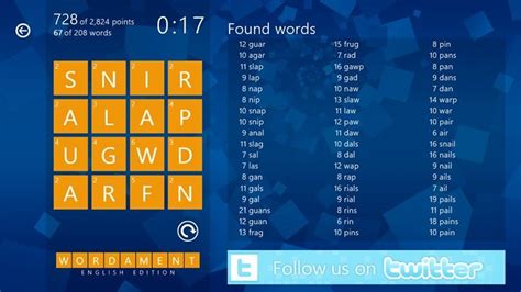 Wordament // Do you have two minutes to spare? Wordament® is a unique word game: a two-minute ...