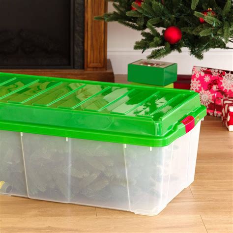 Plastic Christmas Tree Storage Bin - pic-flamingo