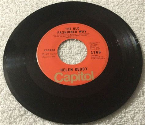 Helen Reddy - Leave Me Alone / The Old Fashioned Way - 45 RPM Record 7" 3768 | eBay