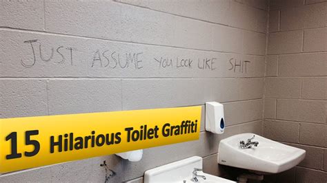 15 Hilarious Bathroom Writings | Funny Toilet Graffiti!!! - YouTube