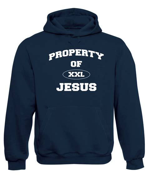 Property Of XXL Jesus Hoodie Christian Religious Jesus Christ Hooded ...