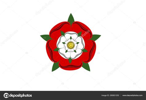 Tudor Dynasty Rose England Country Flag Computer Generated Stock Photo ...