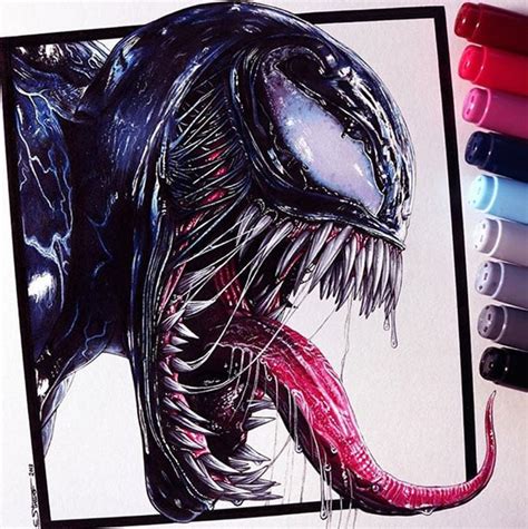 30+ Most Amazing Venom Movie (2018) Fan Art Illustrations & Drawing Artworks by Designers