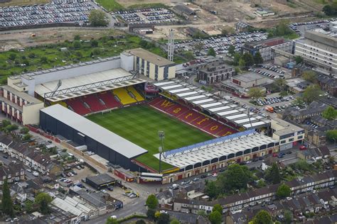 Watford Football Stadium #aerialphotography #CommissionAir #football #Watford | Football ...