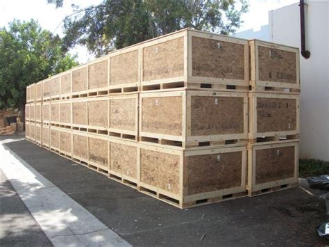 Industrial Wooden Shipping Crates - Diversified Logistic Services