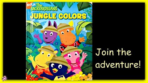 THE BACKYARDIGANS "JUNGLE COLORS" - Read Aloud - Storybook for kids, children - YouTube