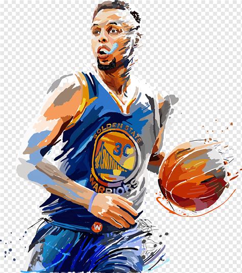 Steffen Curry painting, Stephen Curry Golden State Warriors Painting ...