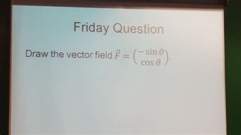 Draw the vector field F^vector = ( - sin theta cos | Chegg.com