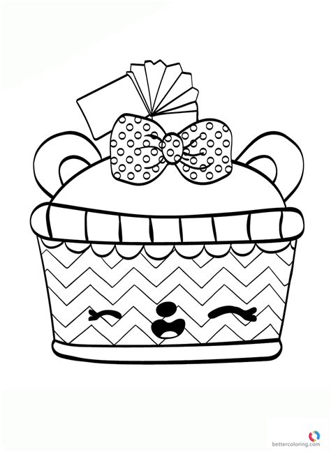 Num Noms Colouring Page Cassie Cola - Free Printable Coloring Pages