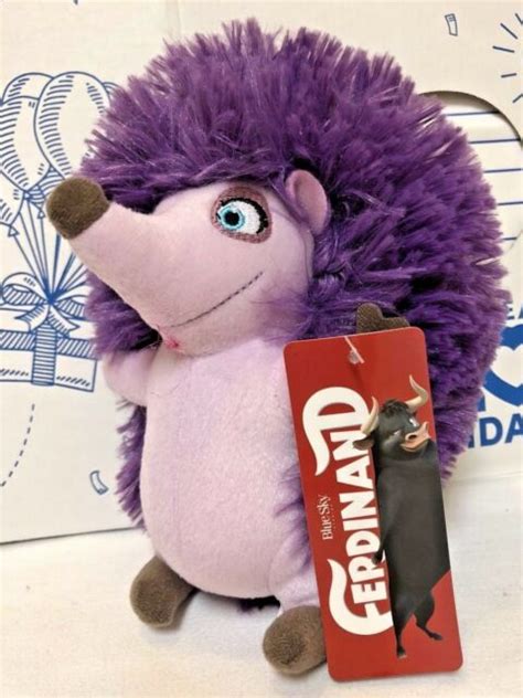 New FERDINAND Movie Una the Hedgehog Plush Stuffed Toy Factory Tags ...