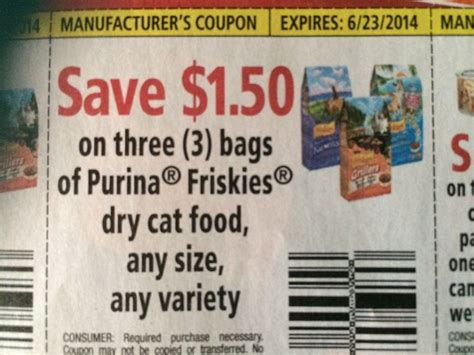 Cat Food Coupons Printable Friskies