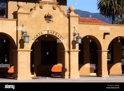 Santa Barbara Train Station Stock Photo - Alamy