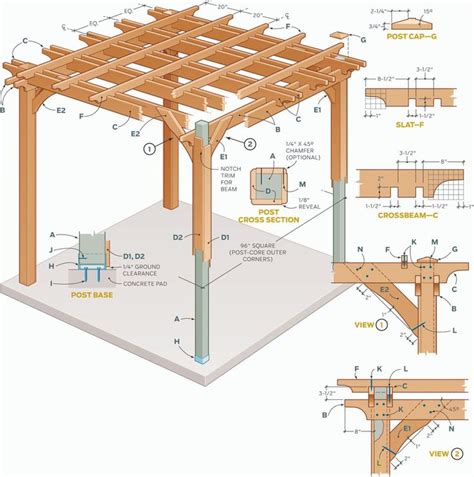 Build a Backyard Oasis With This DIY Pergola | Building a pergola, Pergola plans, Pergola designs