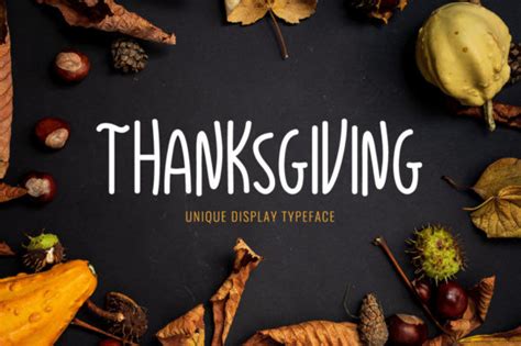 Thanksgiving Font - Free Font