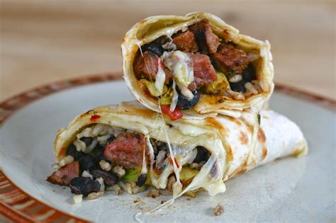 Q is for: Quesarito {with Chipotle copycat steak/chicken & cilantro rice}