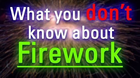 What is Firework? | How Does Firework Look? | How to Say Firework in ...