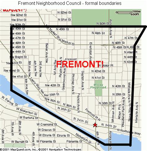 Council Boundaries Map | Fremont Neigborhood Council