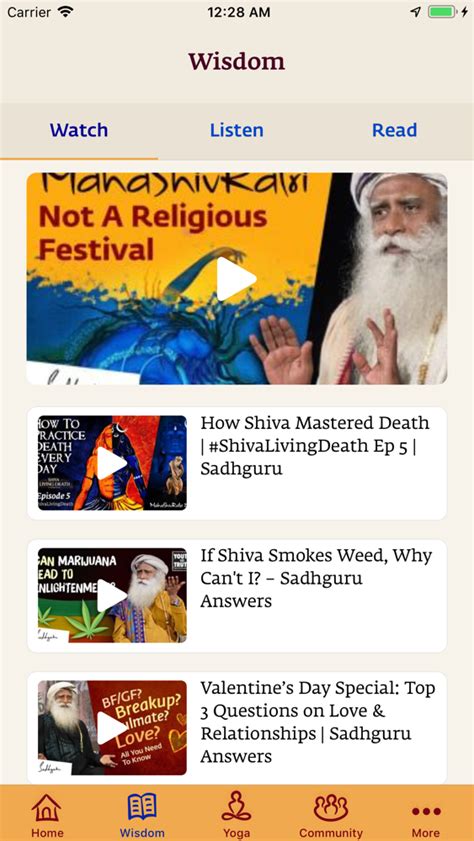 Sadhguru- Yoga & Meditation App for iPhone - Free Download Sadhguru- Yoga & Meditation for ...