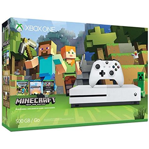 Used Like New Xbox One S 500GB Console - Minecraft Bundle - Walmart.com ...