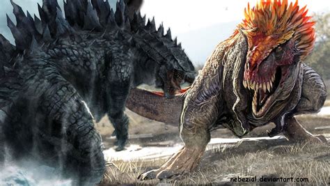 T-Rex vs Godzilla - DinoPit