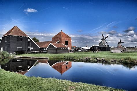 Free photo: Brown Grey Barn House Near Windmill during Daytime ...