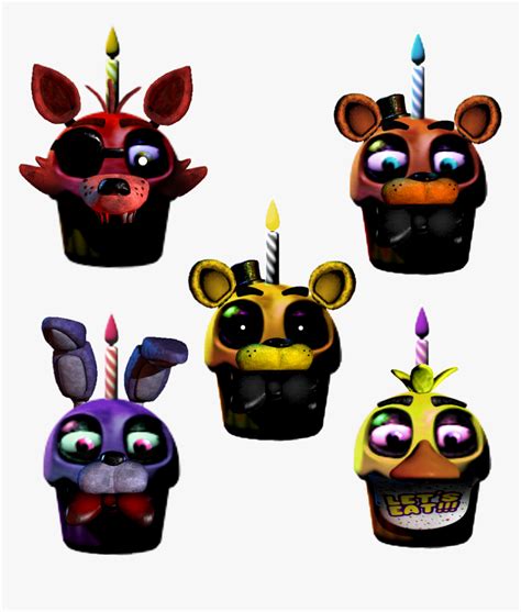 Transparent Fnaf Cupcake, HD Png Download - kindpng