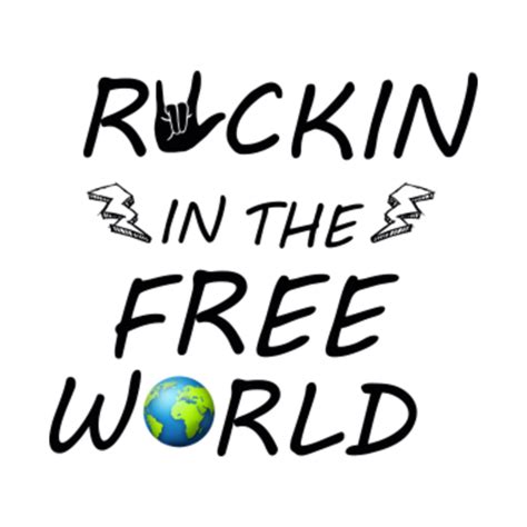 rockin in the free world - Rockin In The Free World - T-Shirt | TeePublic