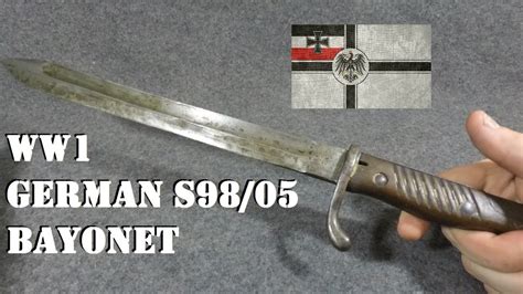 Bayonets of the World: German S98/05 "Butcher Blade" Bayonet from WW1 ...