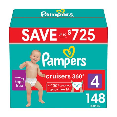 Pampers Cruisers 360 Diapers (Select Size) - Clip Art Library