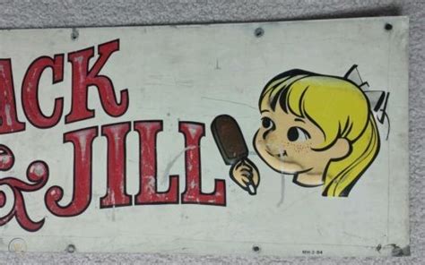 Jack and Jill Ice Cream Vintage advertising sign | #669045487