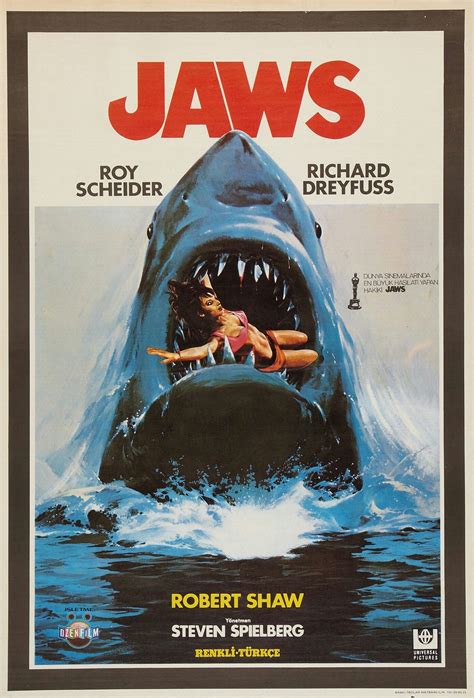 Jaws (1975) | Movie posters, Horror movie posters, Classic movie posters