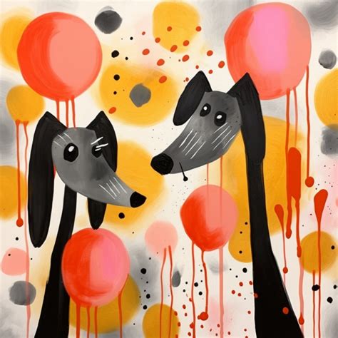 Abstract Contemporary Cartoon Dog Free Stock Photo - Public Domain Pictures