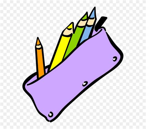 Download Vector Illustration Of Student"s School Pencil Case - Pencil Case Clipart Png ...