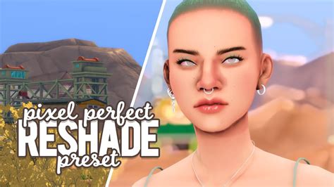 pixel perfect reshade preset + download 👾 | sims 4 - YouTube