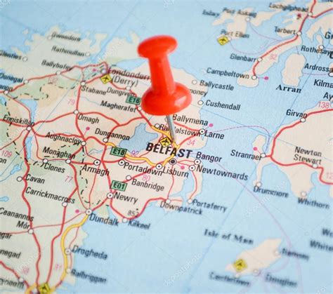 Belfast Mapa - Mapa