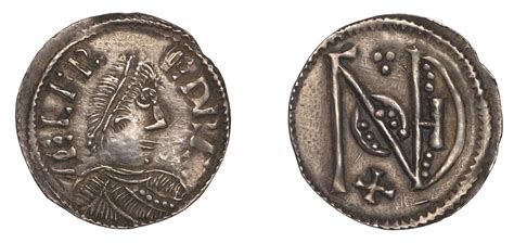 NumisBids: Noonans Auction 270, Lot 2051 : English Hammered Coins Danelaw, Penny, after Alfred ...