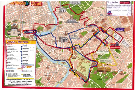 Printable Walking Map Of Rome